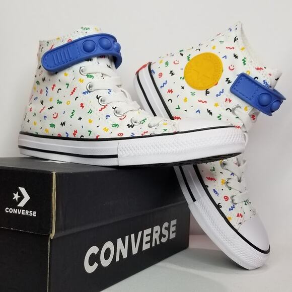 Converse CTAS Youth Bubblepop Hightop Boys Size 3 06316f NWT - Picture 1 of 7